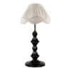 Katie Vintage off-white Shade Table lamp with Iron Base
