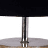 Alice Black Fabric Shade Table Lamp with Natural Wooden Base