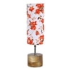 Ariel Multicolor cotton & solid wood table lamp