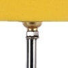 Djuna Yellow Fabric Shade Table Lamp with Natural Wooden Base