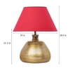 Emeri Antique Brass Metal Table Lamp