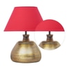 Emeri Antique Brass Metal Table Lamp