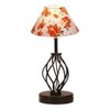 Mckenzie Multicolor cotton Table lamp with Iron Base