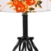Mckenzie Multicolor cotton Table lamp with Iron Base