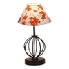 Leia Multicolor cotton Table lamp with Iron Base