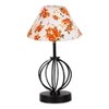 Leia Multicolor cotton Table lamp with Iron Base