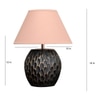 Amethyst Wood Table Lamp