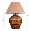 Diamond Wood Table Lamp