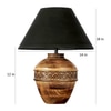 Stone Wood Table Lamp