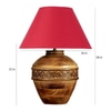 Cedar Wood Table Lamp