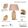 Savannah Glass Table Lamp