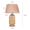Savannah Glass Table Lamp