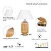 Ruby Glass Table Lamp