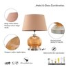 Jasmine Glass Table Lamp
