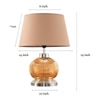 Jasmine Glass Table Lamp