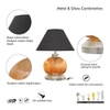 Sage Glass Table Lamp