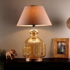Amber Glass Table Lamp