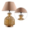 Amber Glass Table Lamp