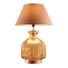 Amber Glass Table Lamp