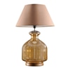 Amber Glass Table Lamp