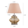 Reed Glass Table Lamp
