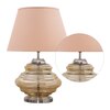 Reed Glass Table Lamp