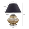 Raven Glass Table Lamp