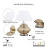 Holly Glass Table Lamp
