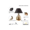 Opal Glass Table Lamp