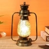 Aubrey MultiColour Glass Lantern Table Lamp