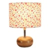 Catalina Multicolor cotton & solid wood table lamp