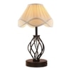 Miriam Vintage off-white Shade Table lamp with Iron Base