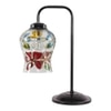 Lila Multi color Mosaic Glass Iron Table Lamp