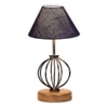 Hayden Multicolor cotton Table lamp with Iron Base