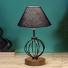 Hayden Multicolor cotton Table lamp with Iron Base