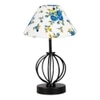 Hayden Multicolor cotton Table lamp with Iron Base