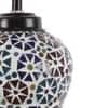 Trinity Multi color Mosaic Glass Iron Table Lamp