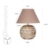 Parsine Wood Table Lamp