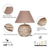 Parsine Wood Table Lamp