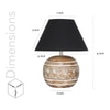 Gaia Wood Table Lamp
