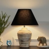 Cypress Wood Table Lamp