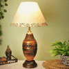 Andre Table Lamp with Solid Wood Base