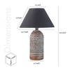 Waylon - black Table Lamp