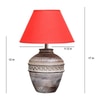 Bentley - Maroon Table Lamp