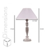 Kurt - White Table Lamp