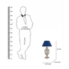 Hunter - Blue Table Lamp