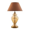 Cedric Gold & Amber Glass Table Lamp