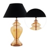 Marigold Gold & Amber Glass Table Lamp