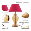 Colter Gold & Amber Glass Table Lamp