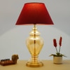 Colter Gold & Amber Glass Table Lamp